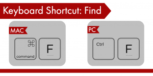 KeyboardShortcut Find