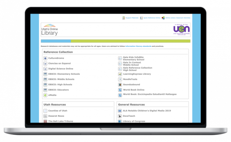 Utah's Online School Library